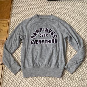 Spiritual Gangster Happiness Over Everything Old School Crew Sweatshirt XS
